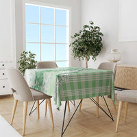 Aloha Hawaii Palaka Tablecloth Green Plumeria Lei LT05 - Polynesian Pride