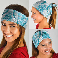 Aloha Hawaii Palaka Neck Gaiter Blue Plumeria Lei LT05 - Polynesian Pride