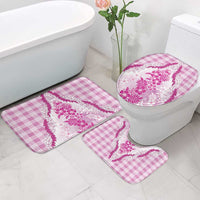 Aloha Hawaii Palaka Bathroom Set Pink Plumeria Lei LT05 - Polynesian Pride