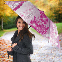 Aloha Hawaii Palaka Umbrella Pink Plumeria Lei LT05 - Polynesian Pride