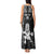 Custom New Zealand Maori Taiaha Tank Maxi Dress Tiki Warrior Black LT05 - Polynesian Pride