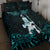 New Zealand Maori Taiaha Quilt Bed Set Tiki Warrior Paua Shell LT05 - Polynesian Pride