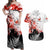 Kei Wareware Tatou New Zealand ANZAC Day Couples Matching Off Shoulder Maxi Dress and Hawaiian Shirt Lest We Forget LT05 White - Polynesian Pride