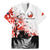 Kei Wareware Tatou New Zealand ANZAC Day Family Matching Mermaid Dress and Hawaiian Shirt Lest We Forget LT05 Dad's Shirt - Short Sleeve White - Polynesian Pride