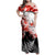 Kei Wareware Tatou New Zealand ANZAC Day Family Matching Off Shoulder Maxi Dress and Hawaiian Shirt Lest We Forget LT05 Mom's Dress White - Polynesian Pride