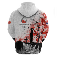 Kei Wareware Tatou New Zealand ANZAC Day Hoodie Lest We Forget LT05 - Polynesian Pride