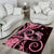 New Zealand Valentine Area Rug Aroha Sweet Pink Piwakawaka