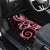 New Zealand Valentine Car Mats Aroha Sweet Pink Piwakawaka