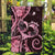 New Zealand Valentine Garden Flag Aroha Sweet Pink Piwakawaka