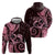 New Zealand Valentine Hoodie Aroha Sweet Pink Piwakawaka