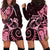 New Zealand Valentine Hoodie Dress Aroha Sweet Pink Piwakawaka