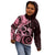 New Zealand Valentine Kid Hoodie Aroha Sweet Pink Piwakawaka