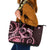 New Zealand Valentine Leather Tote Bag Aroha Sweet Pink Piwakawaka