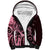 New Zealand Valentine Sherpa Hoodie Aroha Sweet Pink Piwakawaka