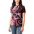 New Zealand Valentine Women Polo Shirt Aroha Sweet Pink Piwakawaka