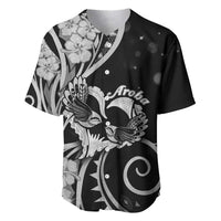 New Zealand Valentine Baseball Jersey Aroha Gray Piwakawaka LT05 Gray - Polynesian Pride
