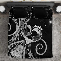 New Zealand Valentine Bedding Set Aroha Gray Piwakawaka LT05 Gray - Polynesian Pride