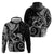 New Zealand Valentine Zip Hoodie Aroha Gray Piwakawaka