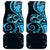 New Zealand Valentine Car Mats Aroha Cyan Piwakawaka