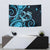 New Zealand Valentine Tapestry Aroha Cyan Piwakawaka