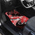 Hawaii Valentine Day Car Mats Polynesian Hibiscus Art Style Red