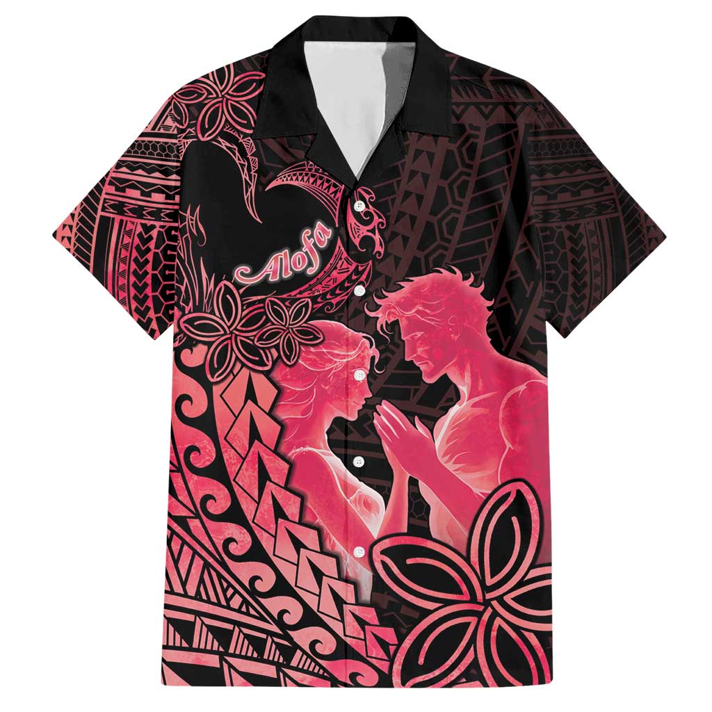 Alofa Samoa Valentine Red Hawaiian Shirt Love Is The Greatest Thing LT05 Red - Polynesian Pride