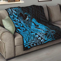 Alofa Samoa Valentine Blue Quilt Love Is The Greatest Thing LT05 - Polynesian Pride