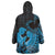 Alofa Samoa Valentine Blue Wearable Blanket Hoodie Love Is The Greatest Thing