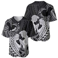 Alofa Samoa Valentine Black Baseball Jersey Love Is The Greatest Thing LT05 - Polynesian Pride