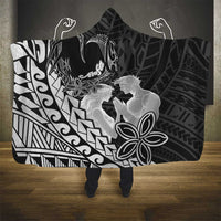 Alofa Samoa Valentine Black Hooded Blanket Love Is The Greatest Thing LT05 - Polynesian Pride