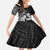 Alofa Samoa Valentine Black Kid Short Sleeve Dress Love Is The Greatest Thing