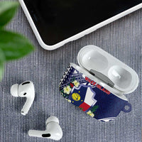 Wake Island AirPods Case Tribal Pattern With Hibiscus Flowers LT05 - Polynesian Pride
