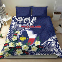 Wake Island Bedding Set Tribal Pattern With Hibiscus Flowers LT05 - Polynesian Pride