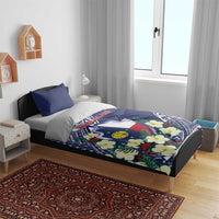 Wake Island Bedding Set Tribal Pattern With Hibiscus Flowers LT05 - Polynesian Pride