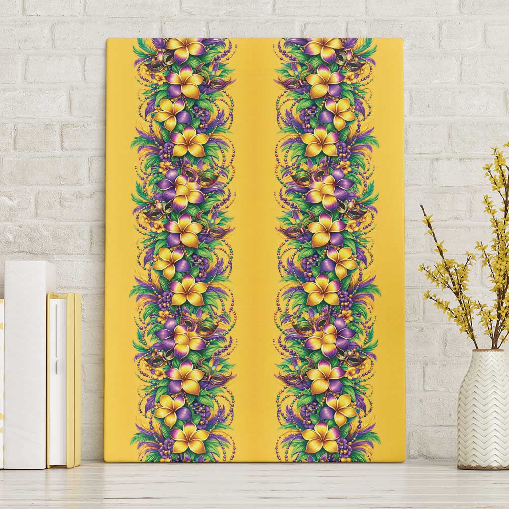 Aloha Hawaii Mardi Gras Canvas Wall Art Gold Style LT05 Without Frame Gold - Polynesian Pride
