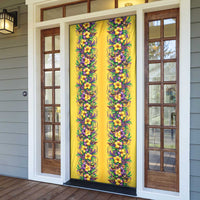 Aloha Hawaii Mardi Gras Door Cover Gold Style LT05 - Polynesian Pride