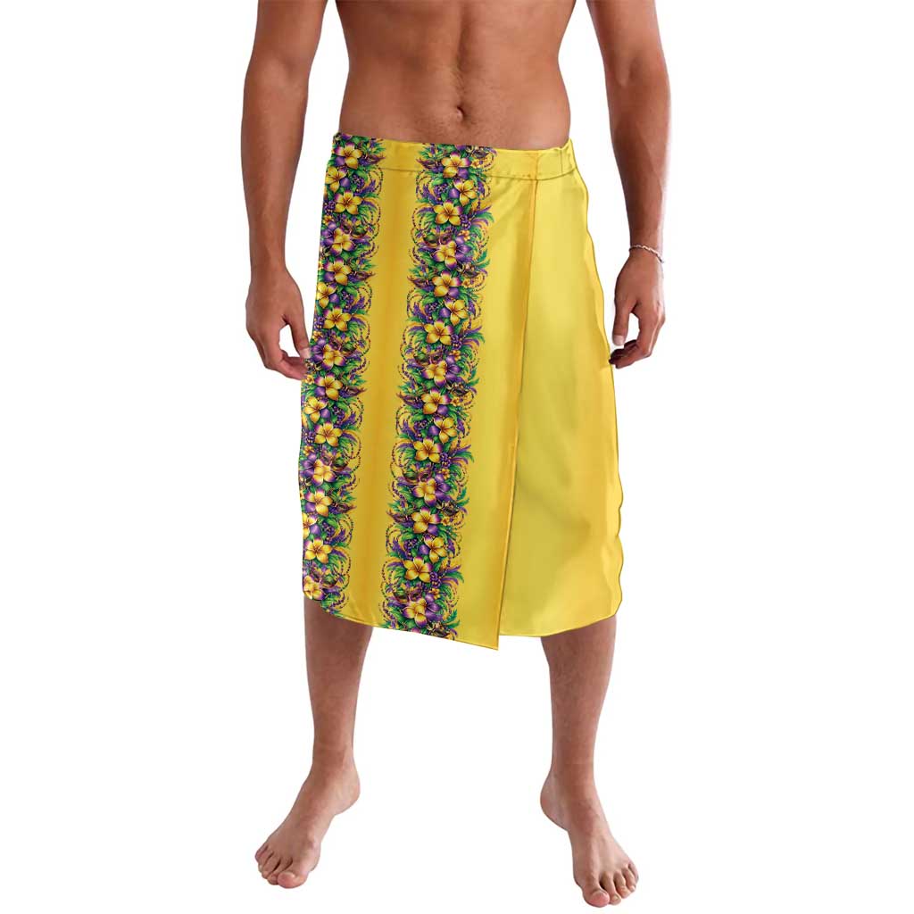Aloha Hawaii Mardi Gras Lavalava Gold Style LT05 Gold - Polynesian Pride