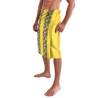Aloha Hawaii Mardi Gras Lavalava Gold Style LT05 - Polynesian Pride