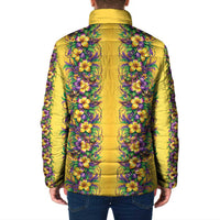 Aloha Hawaii Mardi Gras Padded Jacket Gold Style LT05 - Polynesian Pride