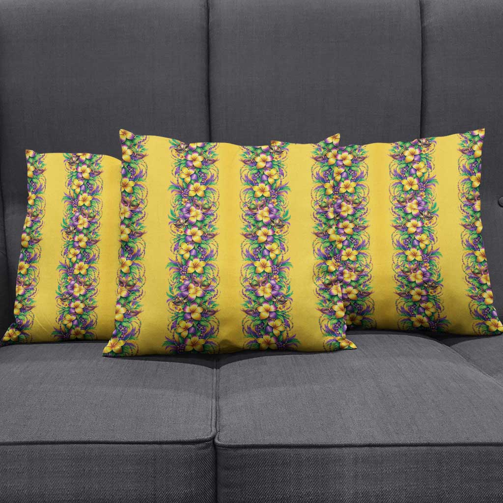 Aloha Hawaii Mardi Gras Pillow Cover Gold Style LT05 - Polynesian Pride