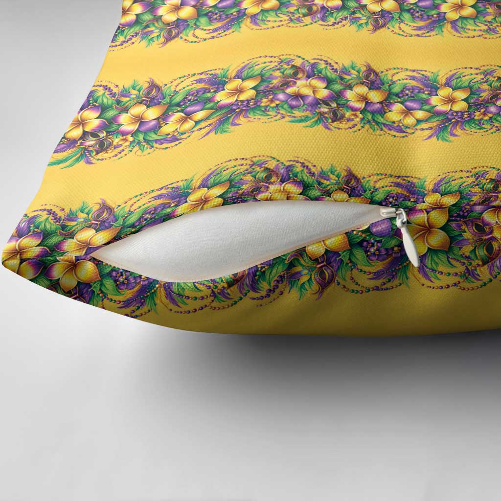 Aloha Hawaii Mardi Gras Pillow Cover Gold Style LT05 - Polynesian Pride