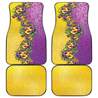 Hawaii Mardi Gras Car Mats Plumeria Lei Beads Glitter Style LT05 - Polynesian Pride