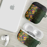 Hawaii Mardi Gras AirPods Case Tropical Flowers Glitter Style LT05 - Polynesian Pride