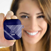 Tonga Queen Salote College AirPods Case 100 Years Anniversary Navy Color LT05 - Polynesian Pride