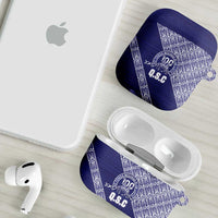 Tonga Queen Salote College AirPods Case 100 Years Anniversary Navy Color LT05 - Polynesian Pride