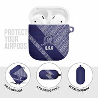 Tonga Queen Salote College AirPods Case 100 Years Anniversary Navy Color LT05 - Polynesian Pride