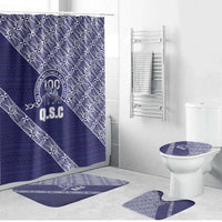 Tonga Queen Salote College Bathroom Set 100 Years Anniversary Navy Color LT05 Bathroom Set (4 pcs) Navy - Polynesian Pride