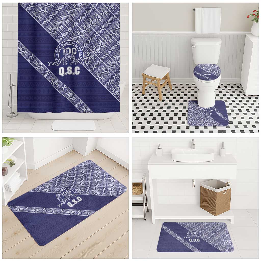 Tonga Queen Salote College Bathroom Set 100 Years Anniversary Navy Color LT05 - Polynesian Pride