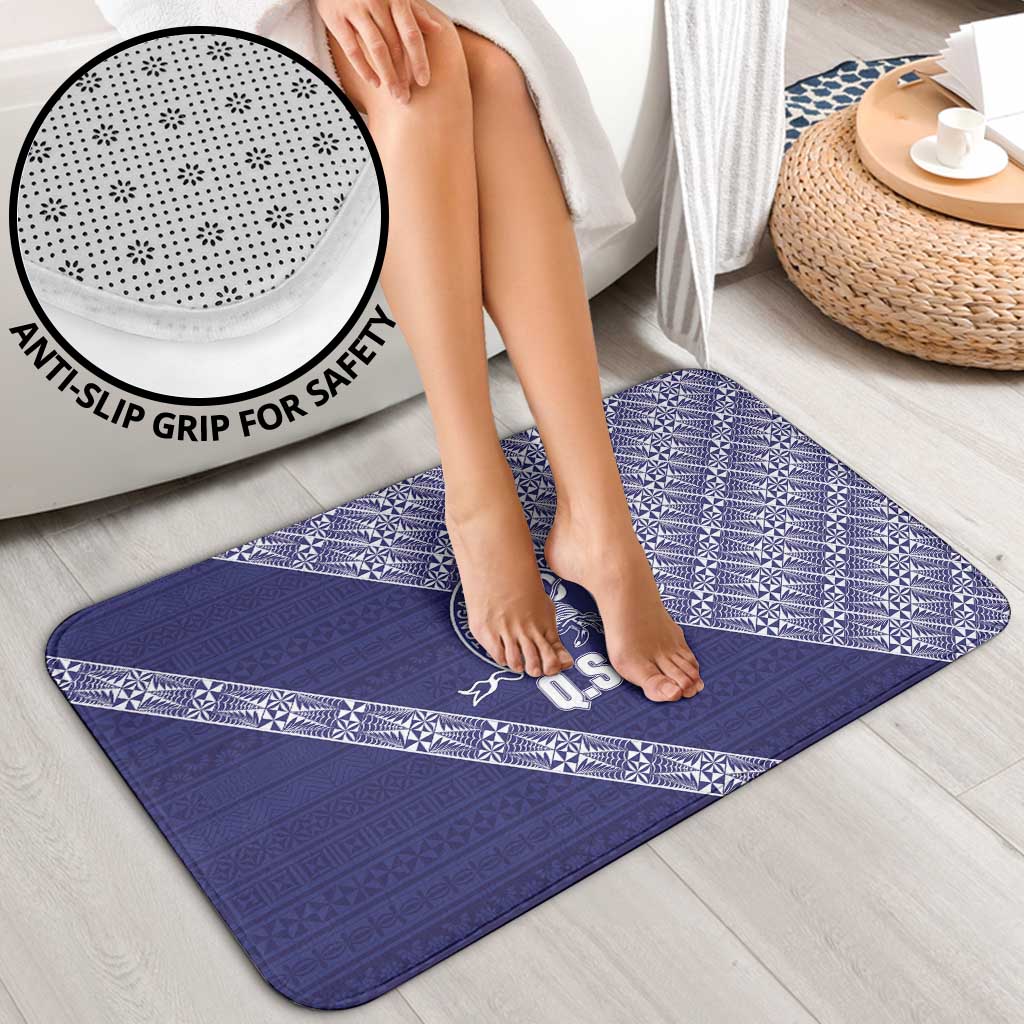 Tonga Queen Salote College Bathroom Set 100 Years Anniversary Navy Color LT05 - Polynesian Pride