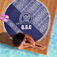 Tonga Queen Salote College Beach Blanket 100 Years Anniversary Navy Color LT05 - Polynesian Pride